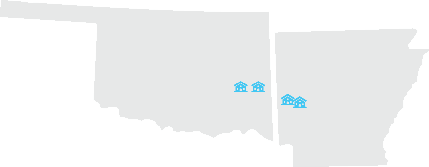 Oklahoma and Arkansas Visitor Centers and Gift Shops